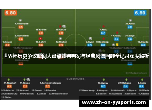 世界杯历史争议瞬间大盘点裁判判罚与经典风波回顾全记录深度解析