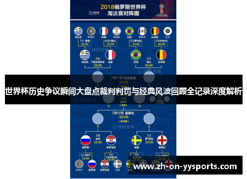 世界杯历史争议瞬间大盘点裁判判罚与经典风波回顾全记录深度解析 世界杯历史争议瞬间大盘点裁判判罚与经典风波回顾全记录深度解析